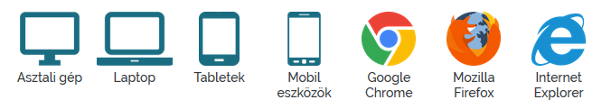 Támogatott böngészők listája Támogatott böngészők